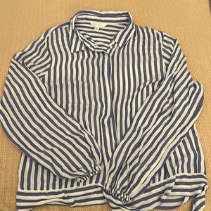 LC Lauren Conrad Stripped Blouse